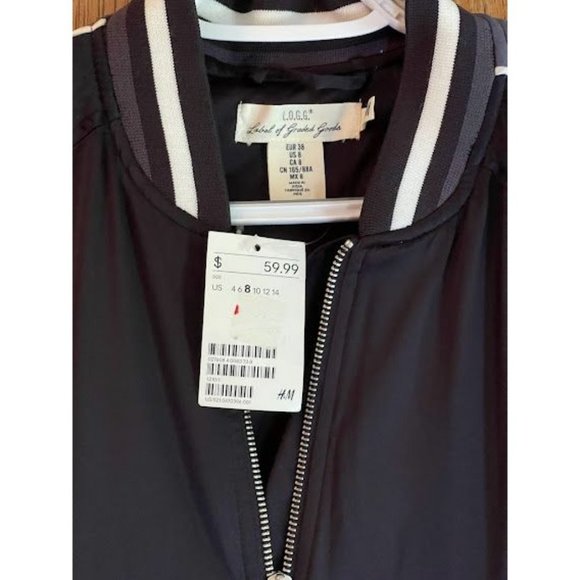 Women's H&M  Baseball Jacket - Picture 3 of 4